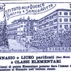 Pubblicità Collegio 1912 - 1