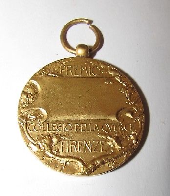 medaglia oro retro