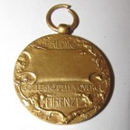 medaglia oro retro