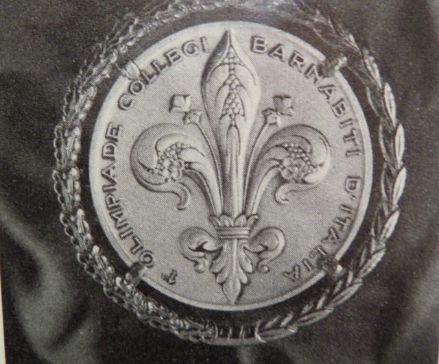 Prima Olimpiade Barnabiti - Marzo 1968 Medaglia retro