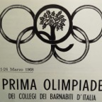 Prima Olimpiade Barnabiti - Marzo 1968