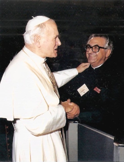 Papa con P. Caldiroli