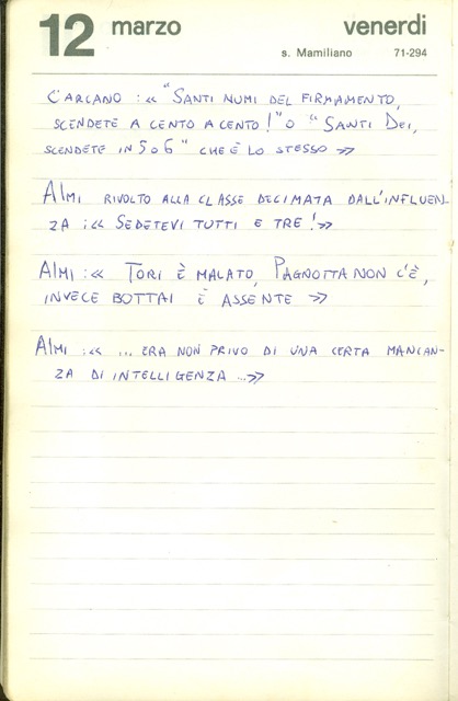 12 marzo 73