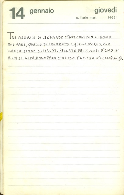 14 gennaio 73