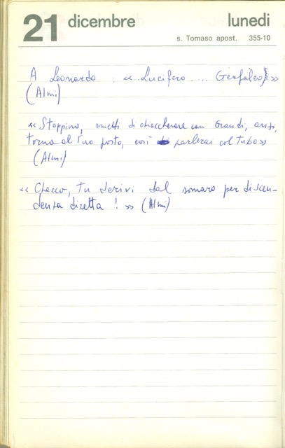 21 dicembre 72