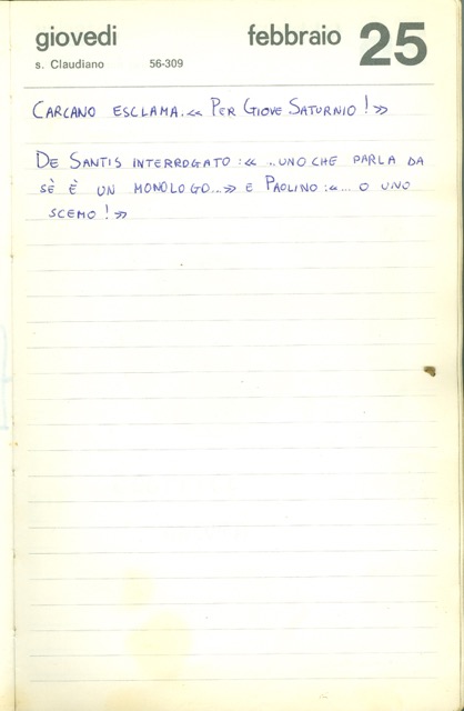 25 febbraio 73