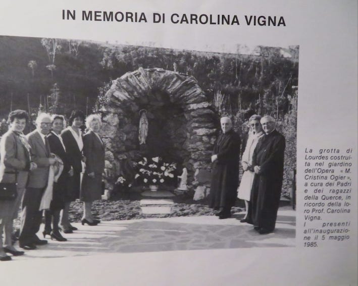 Ricordo di Carolina Vigna (1985)